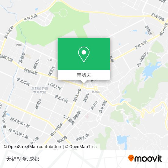 天福副食地图