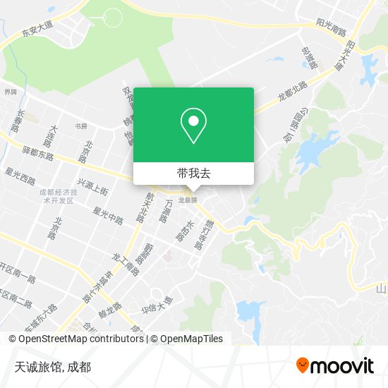 天诚旅馆地图