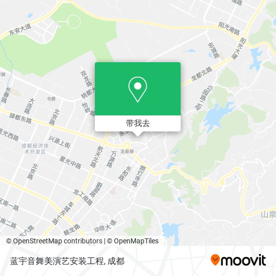 蓝宇音舞美演艺安装工程地图