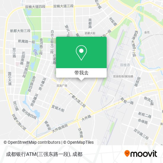 成都银行ATM(三强东路一段)地图