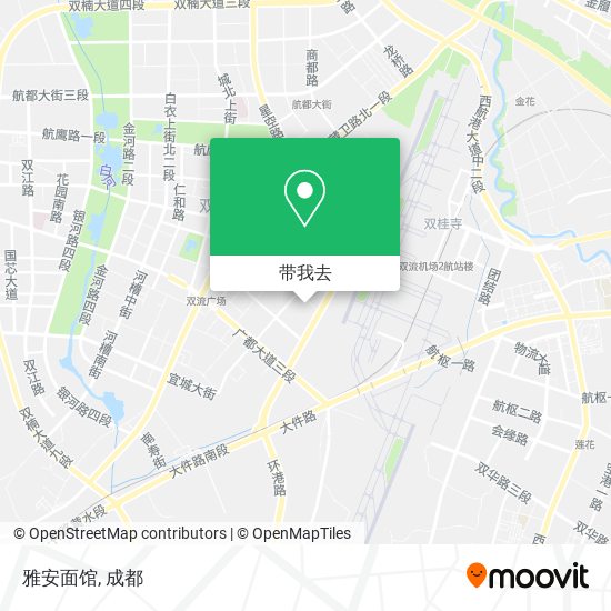 雅安面馆地图