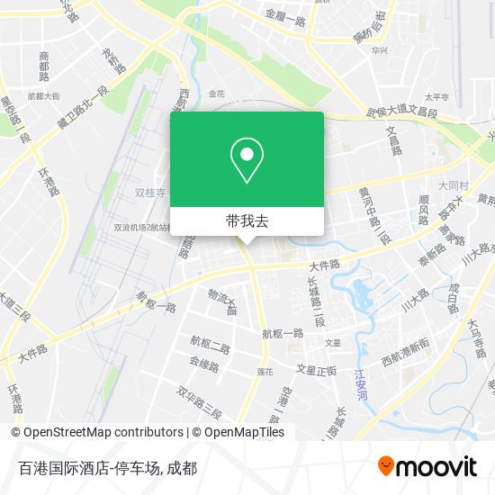 百港国际酒店-停车场地图