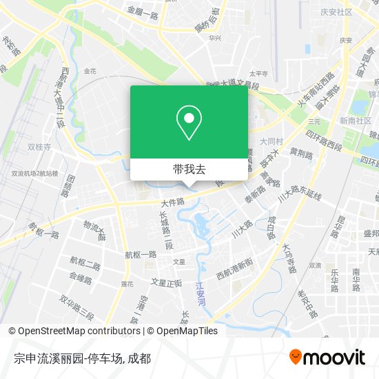 宗申流溪丽园-停车场地图