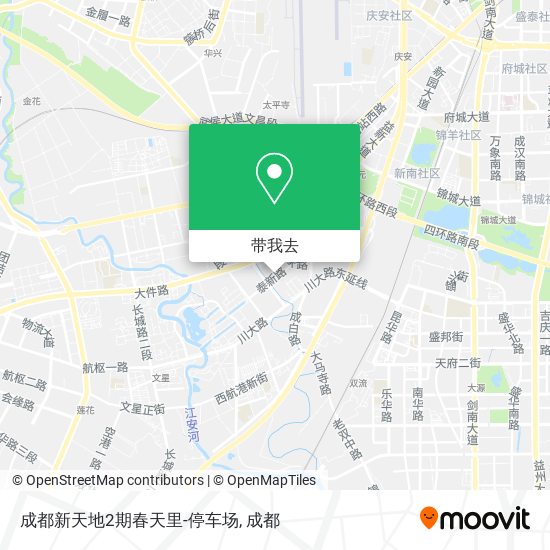 成都新天地2期春天里-停车场地图