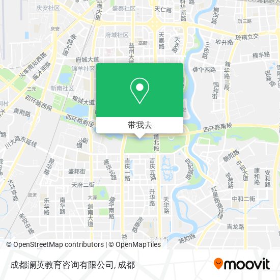 成都澜英教育咨询有限公司地图