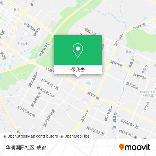 华润国际社区地图