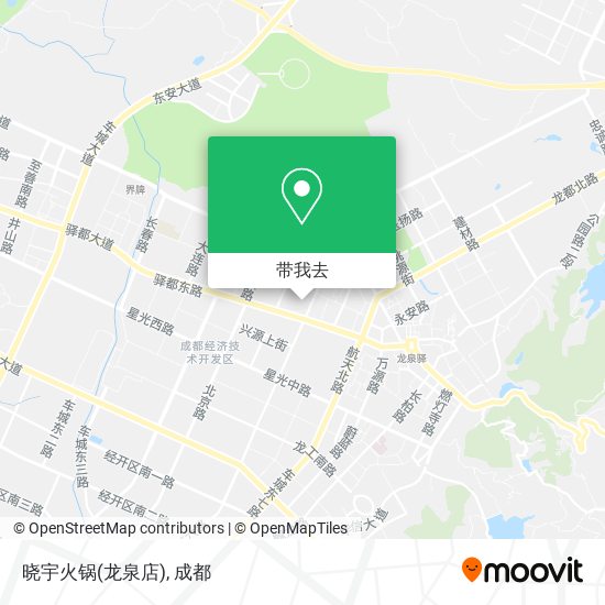 晓宇火锅(龙泉店)地图