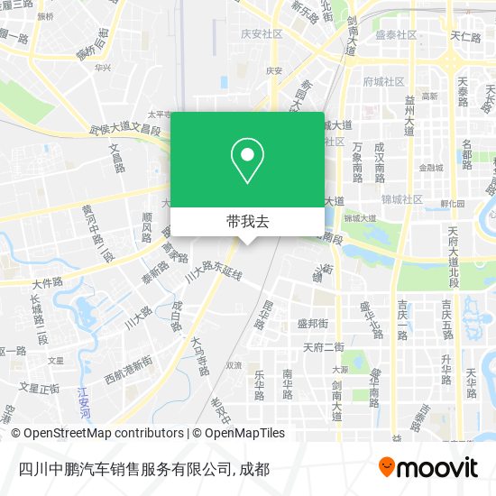四川中鹏汽车销售服务有限公司地图
