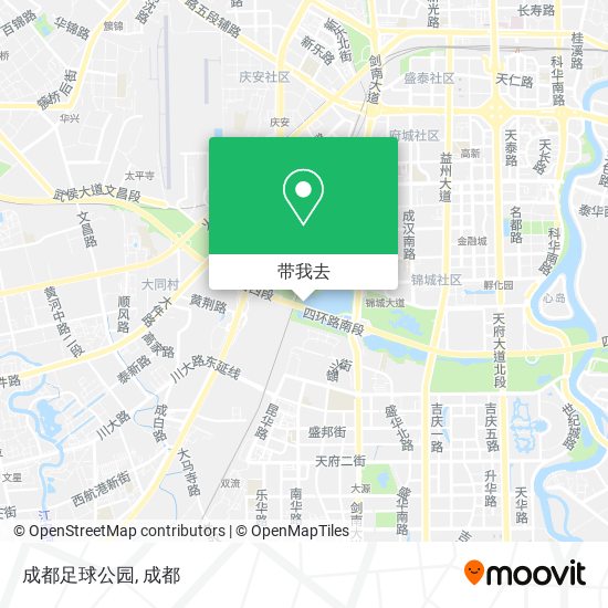成都足球公园地图