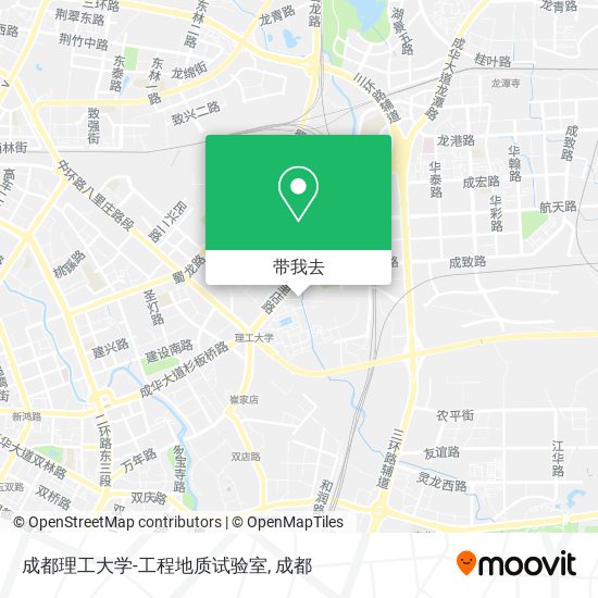 成都理工大学-工程地质试验室地图