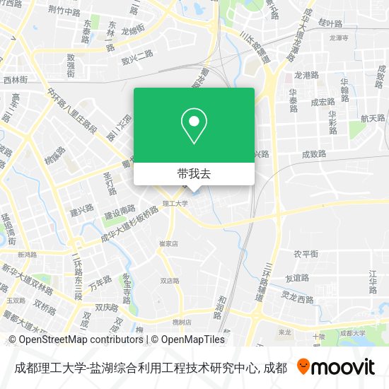 成都理工大学-盐湖综合利用工程技术研究中心地图