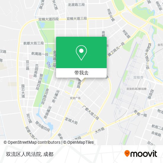 双流区人民法院地图