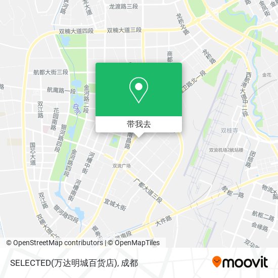 SELECTED(万达明城百货店)地图
