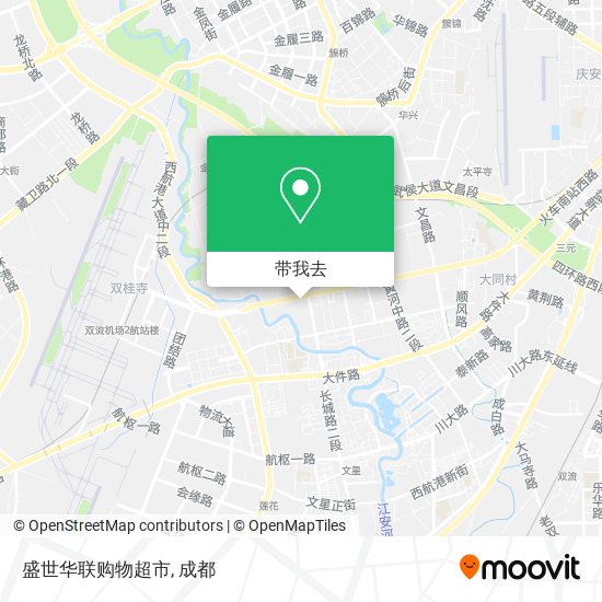 盛世华联购物超市地图