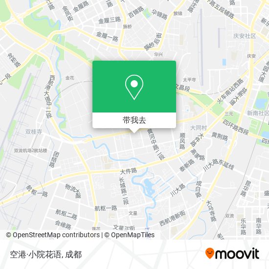 空港·小院花语地图