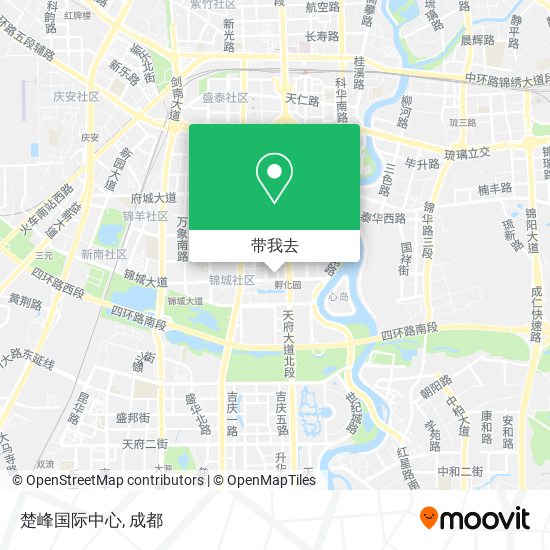 楚峰国际中心地图