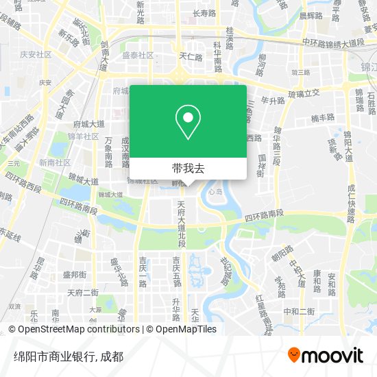 绵阳市商业银行地图