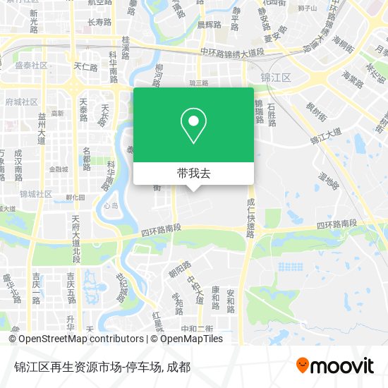 锦江区再生资源市场-停车场地图