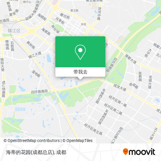 海蒂的花园(成都总店)地图