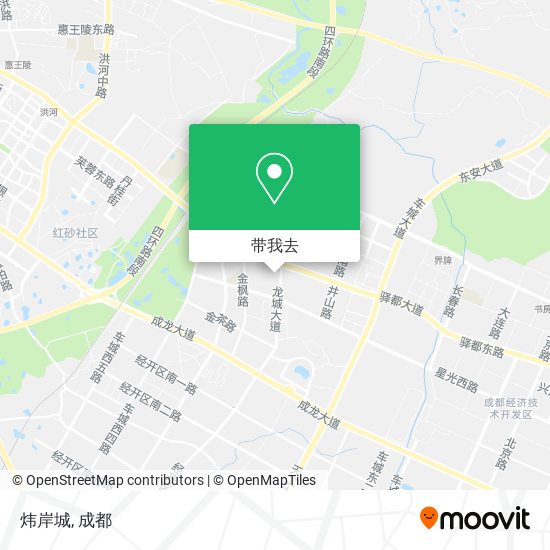 炜岸城地图