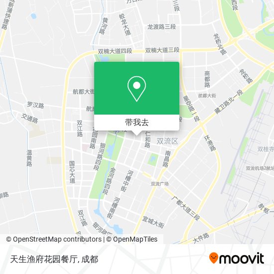 天生渔府花园餐厅地图