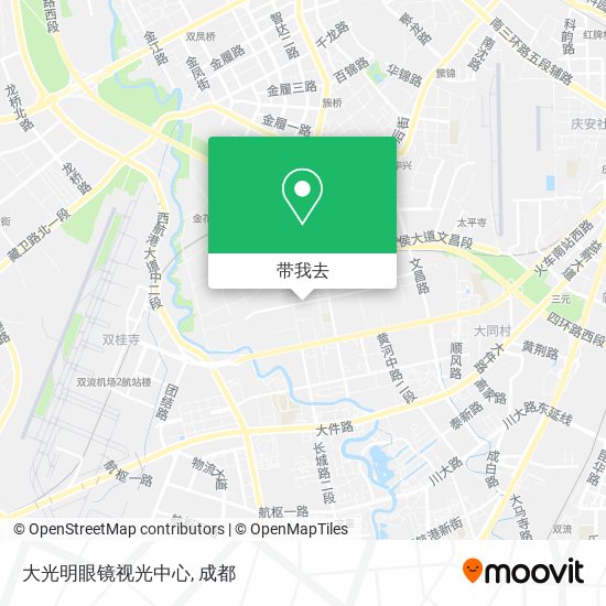 大光明眼镜视光中心地图