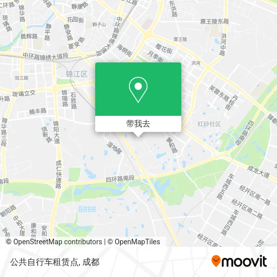公共自行车租赁点地图