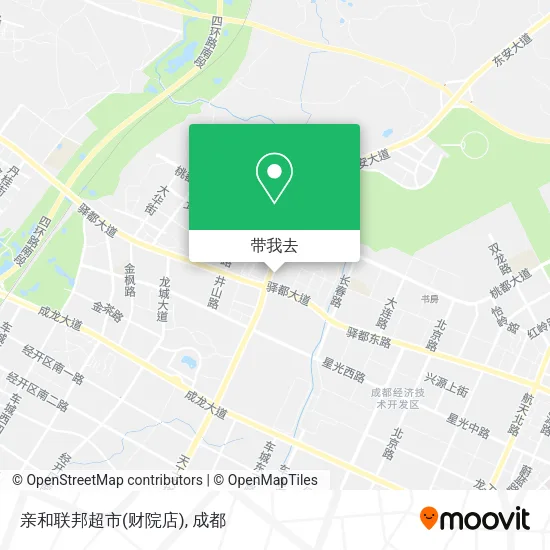 亲和联邦超市(财院店)地图