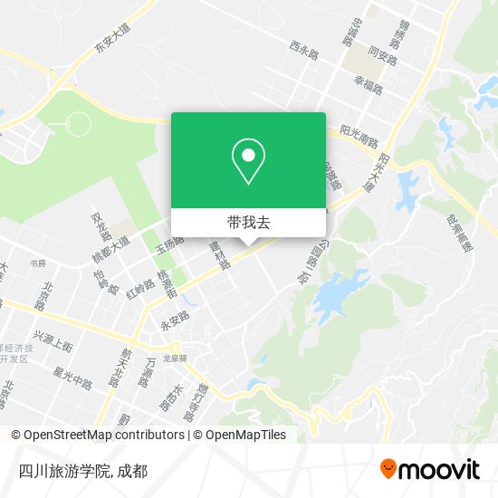 四川旅游学院地图