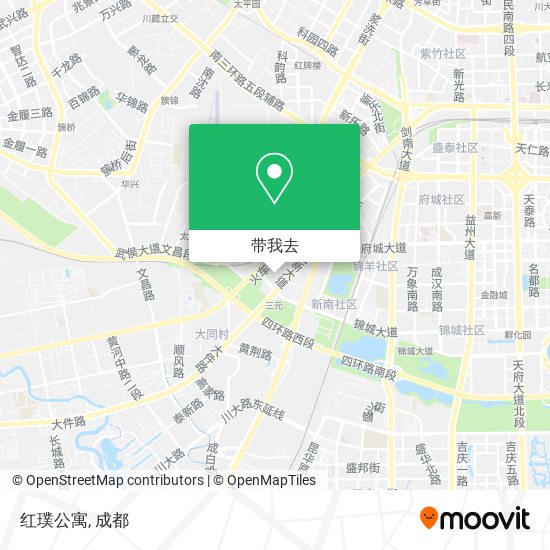 红璞公寓地图