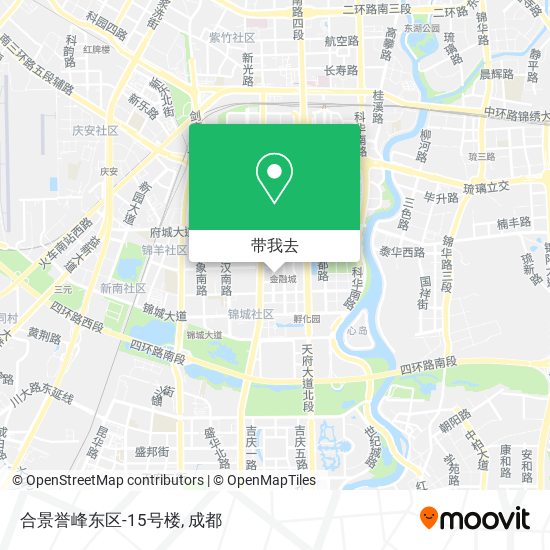 合景誉峰东区-15号楼地图
