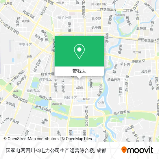 国家电网四川省电力公司生产运营综合楼地图