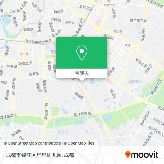 成都市锦江区星星幼儿园地图