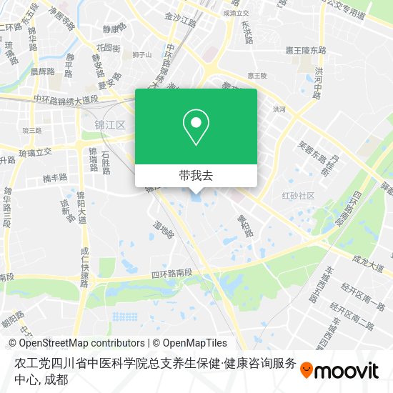 农工党四川省中医科学院总支养生保健·健康咨询服务中心地图