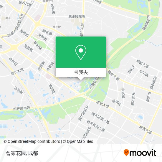 曾家花园地图