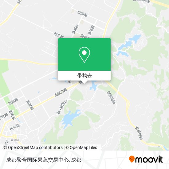 成都聚合国际果蔬交易中心地图