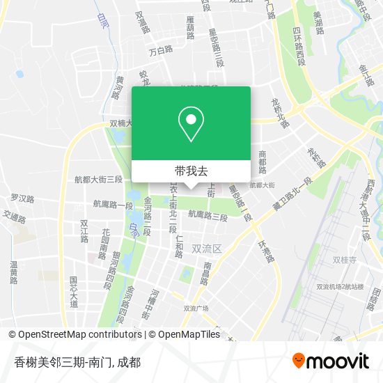 香榭美邻三期-南门地图