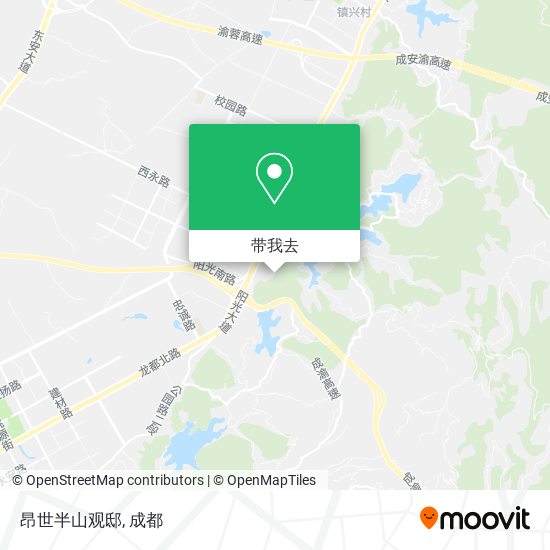 昂世半山观邸地图