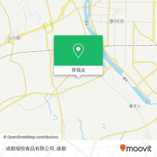 成都瑞恒食品有限公司地图