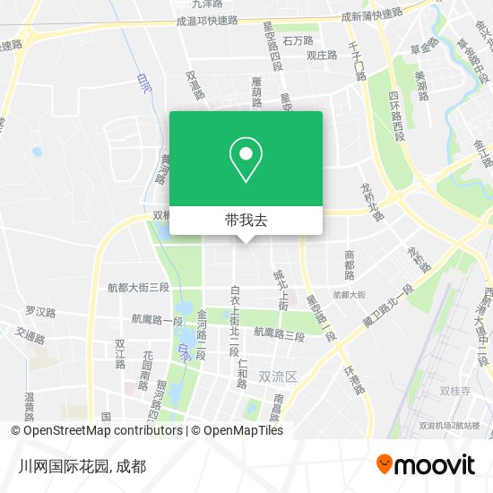 川网国际花园地图