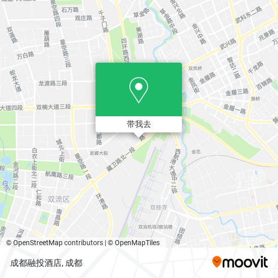 成都融投酒店地图
