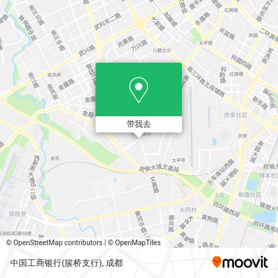 中国工商银行(簇桥支行)地图
