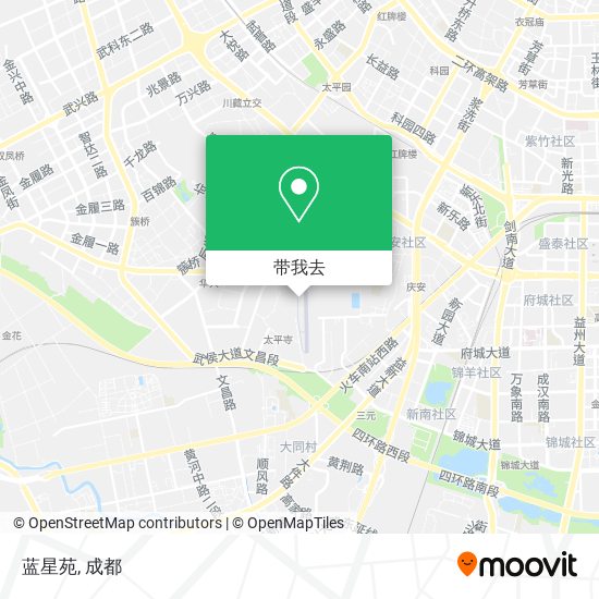 蓝星苑地图