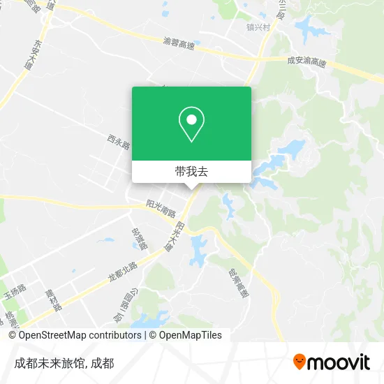 成都未来旅馆地图