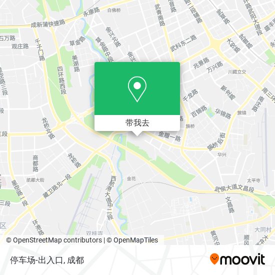 停车场-出入口地图