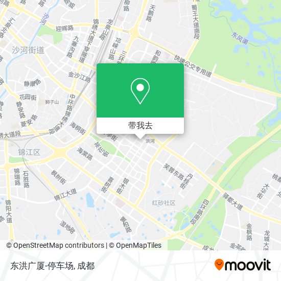 东洪广厦-停车场地图