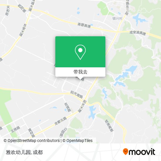 雅欢幼儿园地图