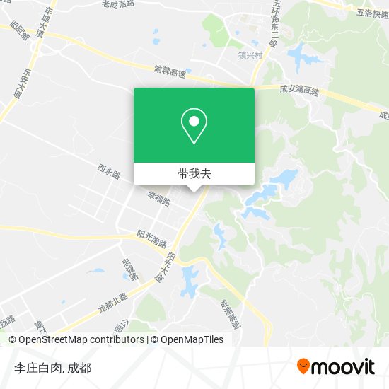 李庄白肉地图