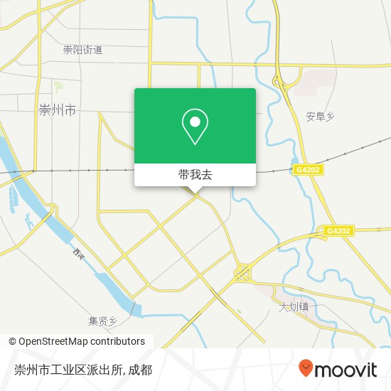 崇州市工业区派出所地图