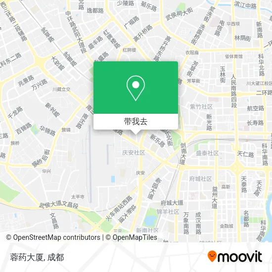 蓉药大厦地图